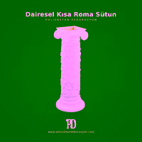 Dairesel Kısa Roma Sütunu