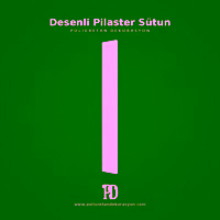 Desenli Pilaster Sütun