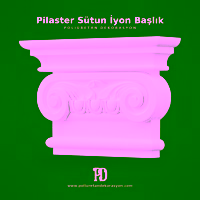 Pilaster Sütun İyon Başlık