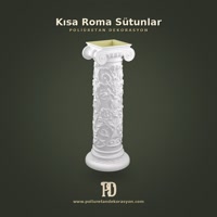 Poliüretan Kısa Roma Sütunları