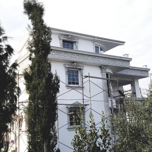 Villa Dış Cephesi İçin Söve ve Sütun Uygulamaları