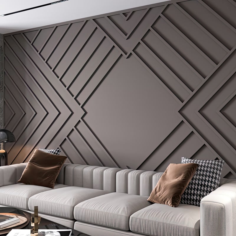 Poliüretan Dekorasyon Çıtaları ile Geometrik Salon Tasarımları