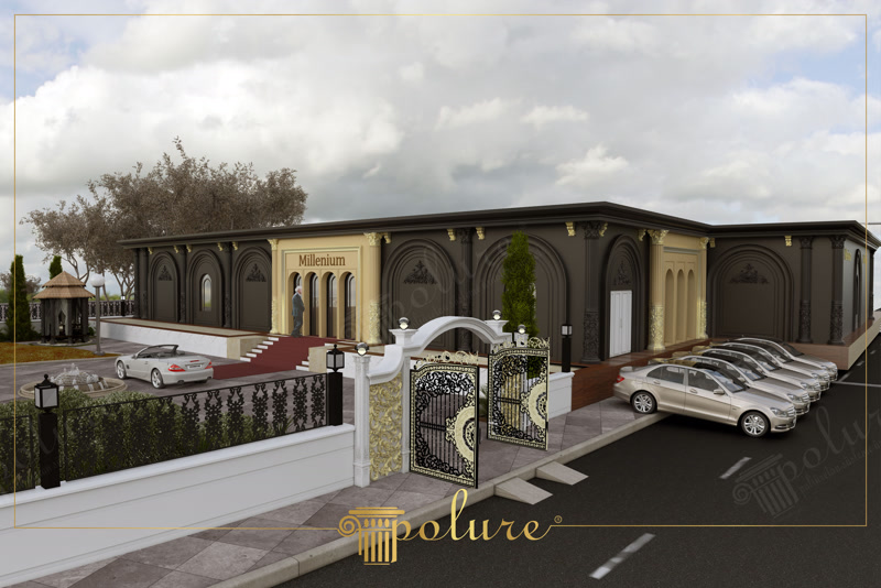 Ticari Alanlar İçin Dış Cephe Sütun ve Panel Kaplamaları
