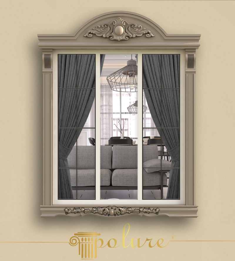 Dış Cephe Pencere Sövesi ve Taç Modelleri P1455 - P2836