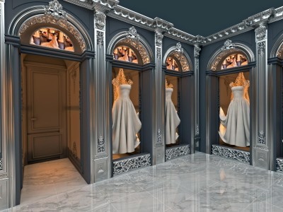 Kemer Detaylı Vitrinlerde Poliüretan Pilaster ve Panel Uygulamaları