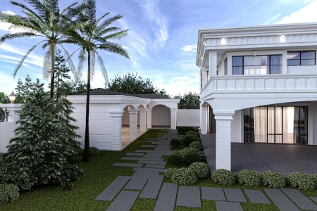 Poliüretan Dekorasyon: Villa Dış Cephe Sütun ve Kaplamaları