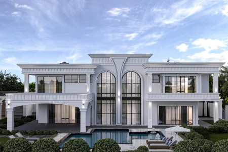 İhtişamlı Poliüretan Dış Cephe Söve, Kemer ve Pilaster Sütun Modelleri
