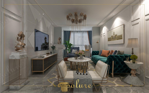 Modern Salon TV Arkası Geometrik Poliüretan Panel Modelleri