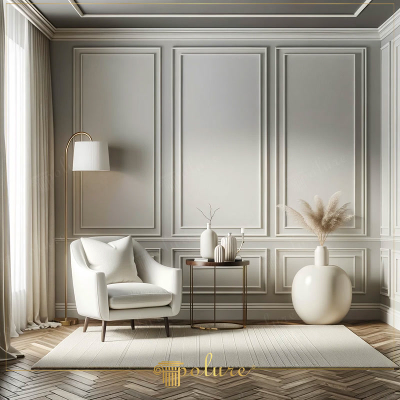 Modern Salonlarda Dikey Panel ve Bordür Uygulamaları