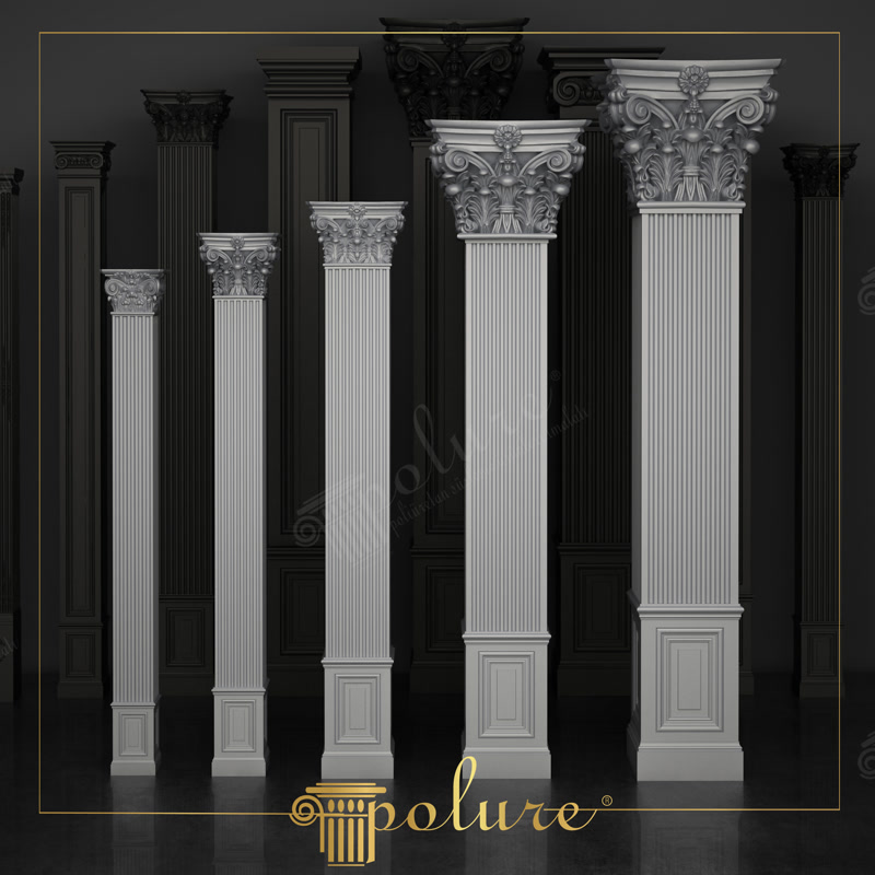 Poliüretan Pilaster Sütun Başlık ve Kaide Modelleri