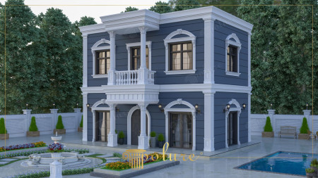 Neoklasik Villa Dış Cephe Söve, Kemer ve Sütun Modelleri