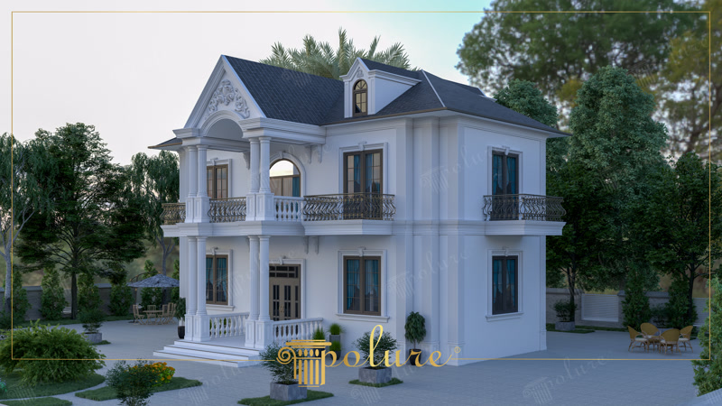 Neoklasik Villa Dış Cephe Poliüretan Sütun ve Taç Uygulamaları