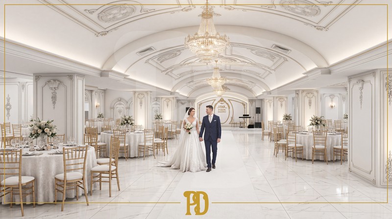 Düğün Salonlarında Klasik Kemer ve Pilaster Sütunlar
