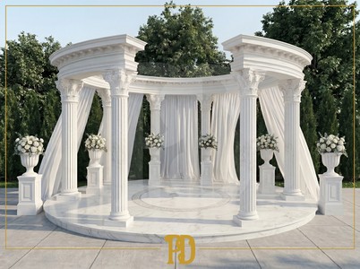 Dış Mekan Gazebo Sütun ve Pilaster Dekorasyon Modelleri