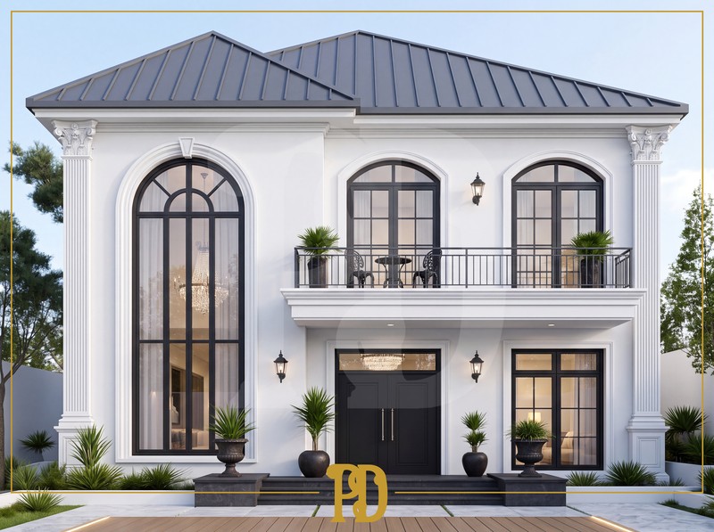 Klasik Villa Projelerinde Dekoratif Dış Cephe Söve Sistemleri