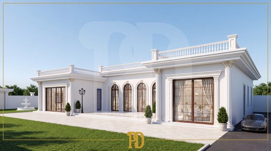 Düğün Salonu Dış Cephe Klasik Söve ve Pilaster Uygulamaları