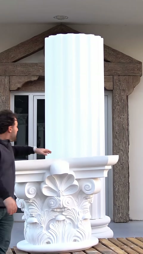 Poliüretan Sütun Başlığı ve Alt Kaide Uygulaması