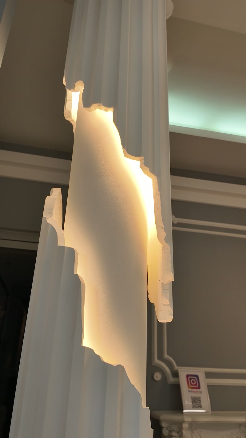 Dekoratif Sütun, Sütun Başlığı ve Pencere Sövesi | Polure Showroom
