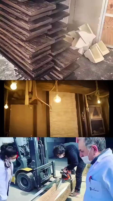 Polure Rustik Ahşap Dokulu Kiriş, Mertek, Kütük ve Kalas Üretimi