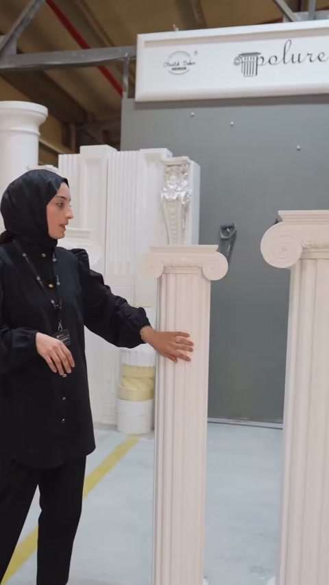 Uzun yivli sütun ile kısa model yan yana karşılaştırılıyor