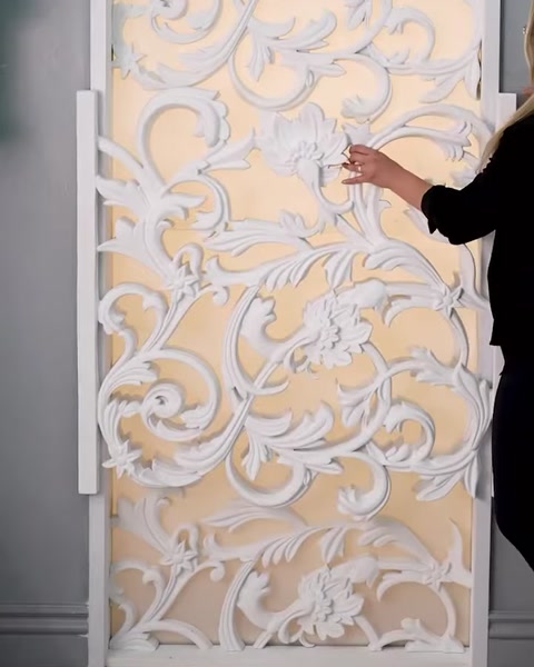 Polure Poliüretan dekupe desenli panel modelleri poliüretan motifli sarmaşık panel imalatı