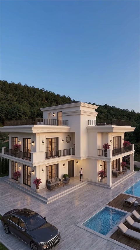 Villa Dış Cephe Tasarımı: Sütun, Pilaster ve Söve