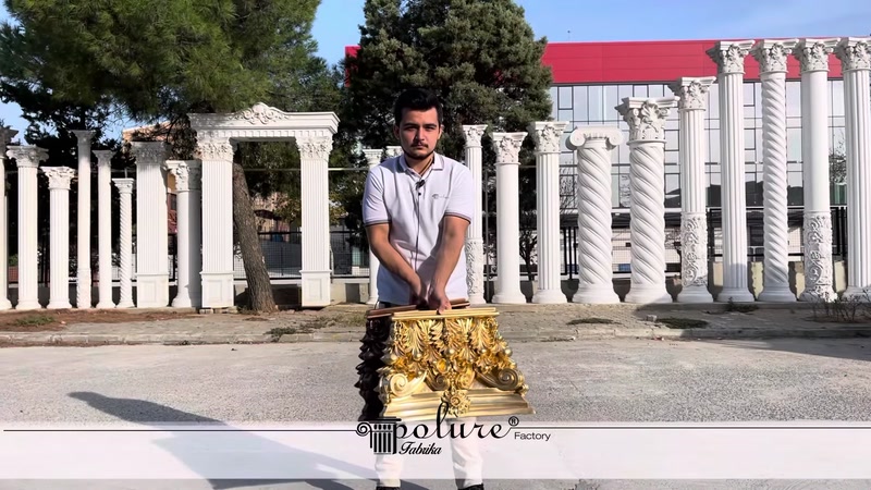 20, 30, 40, 50 ve 60 cm Çaplı Poliüretan Sütun Başlığı Modelleri