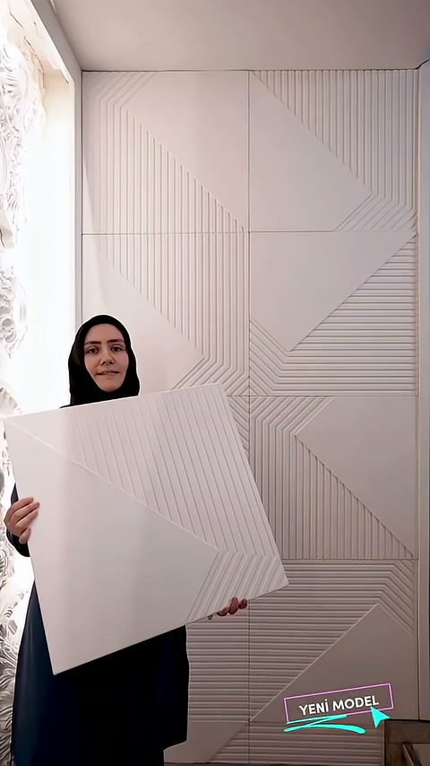 Polure Poliüretan 3D Desenli Paneller ile Dekoratif Duvar Çözümleri