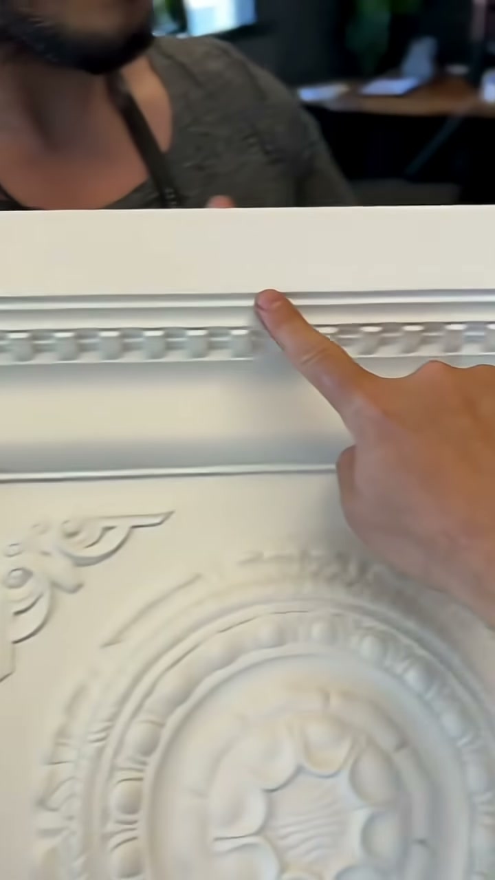 Kare Kaset Kubbe ve Geometrik Poliüretan Tavan Panelleri