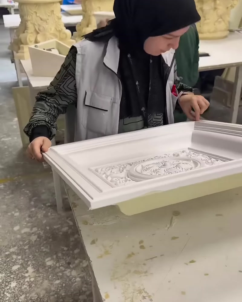 Poliüretan Kare Kubbe İmalatı: 60x60 cm Sert Kubbe Üretimi