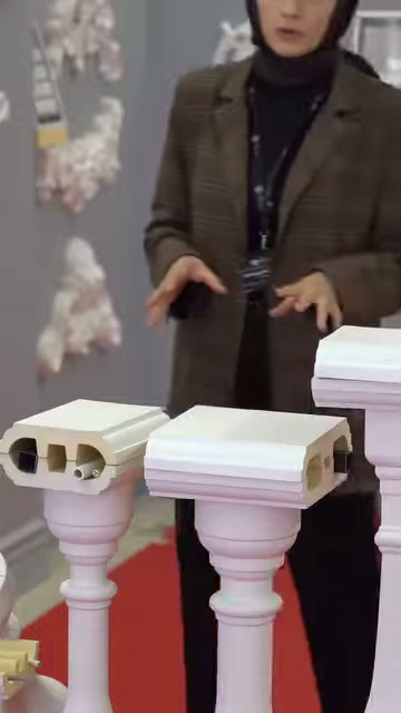 Sunucu, kanallı küpeşte parçalarının üst yüzey biçimlerini işaret ediyor.