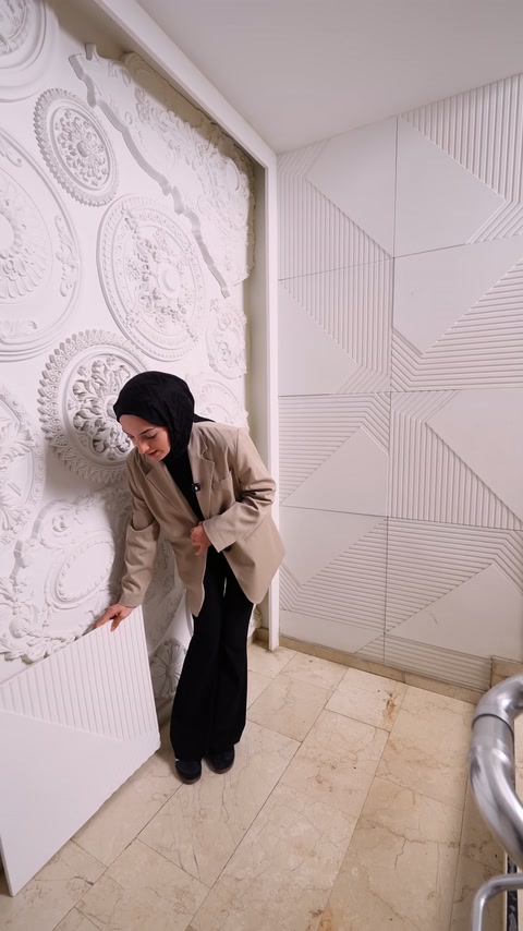 Farklı Poliüretan Panel Modelleriyle Dekoratif Duvar Uygulamaları