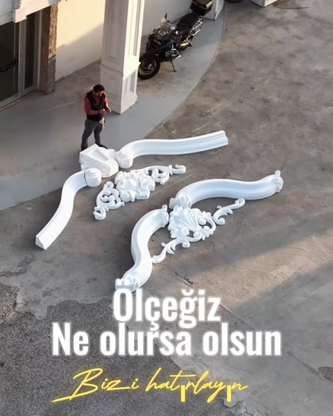 Poliüretan Özel Üretim Taç Pediment Modelleri – CNC Özel Tasarım Ürün İmalatı — 0:18