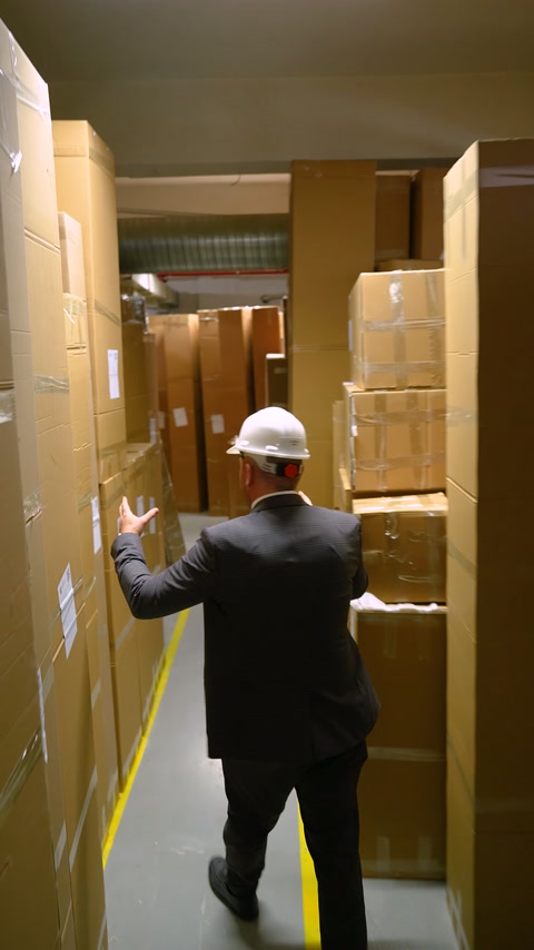 Video, paketli dekorasyon ürünlerinin fabrikadaki kontrol sürecini gösteriyor.