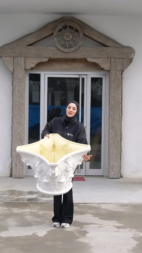 Poliüretan Sütun Başlıkları ve Hafif Dekoratif Sütun Modelleri
