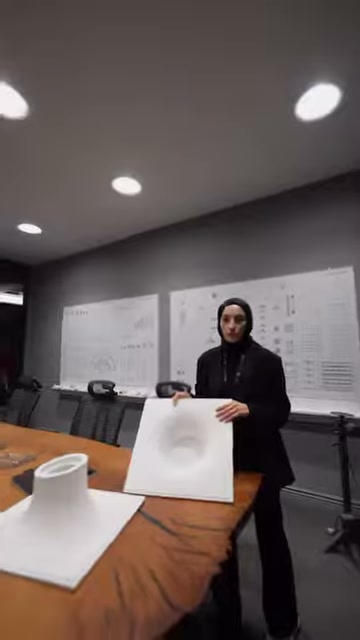 Sunucu çukur merkezli paneli aydınlatılmış tavan altında gösteriyor