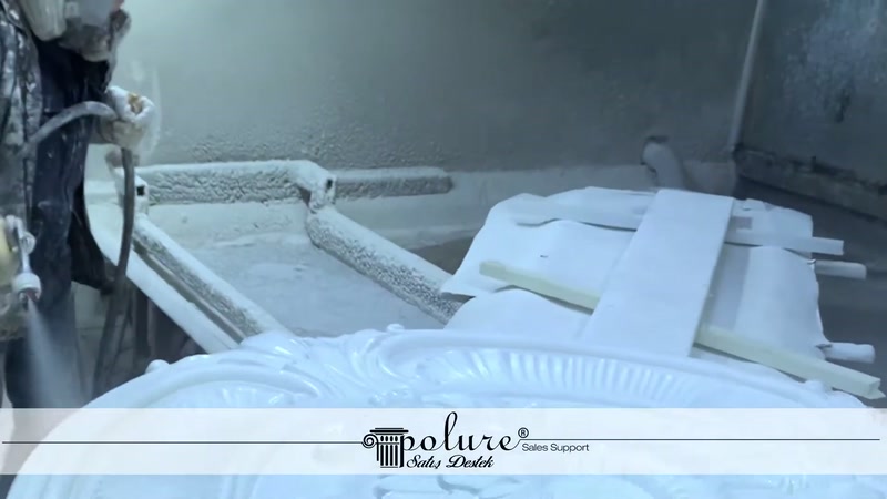Polure Poliüretan Tavan Göbekleri ve Göbek Modelleri İmalatı