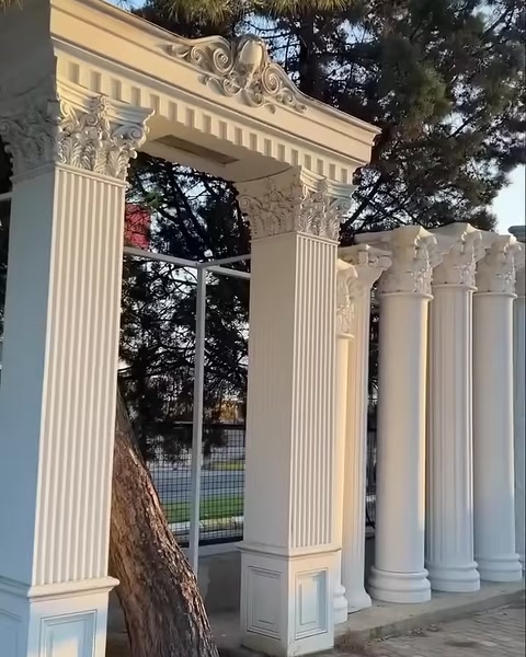 Polure Poliüretan Sütun Başlıkları ile Modern ve Klasik Mimari Dokunuşlar — 0:05