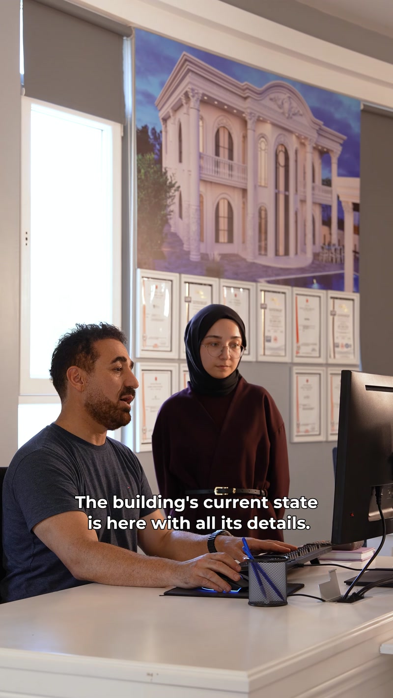 Villa Dış Cephe Keşfi: 3D Tarama, Dijital İkiz ve Tasarım