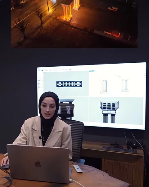 Sunucu ekrandaki sütun gövdesi ve başlık alternatiflerini tanıtıyor