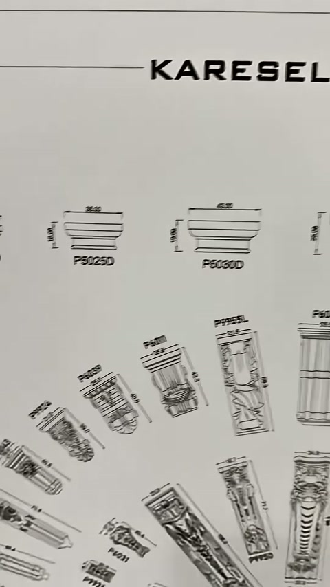 Karesel sütun kaideleri ve destek parçaları panoda birlikte tanıtılıyor