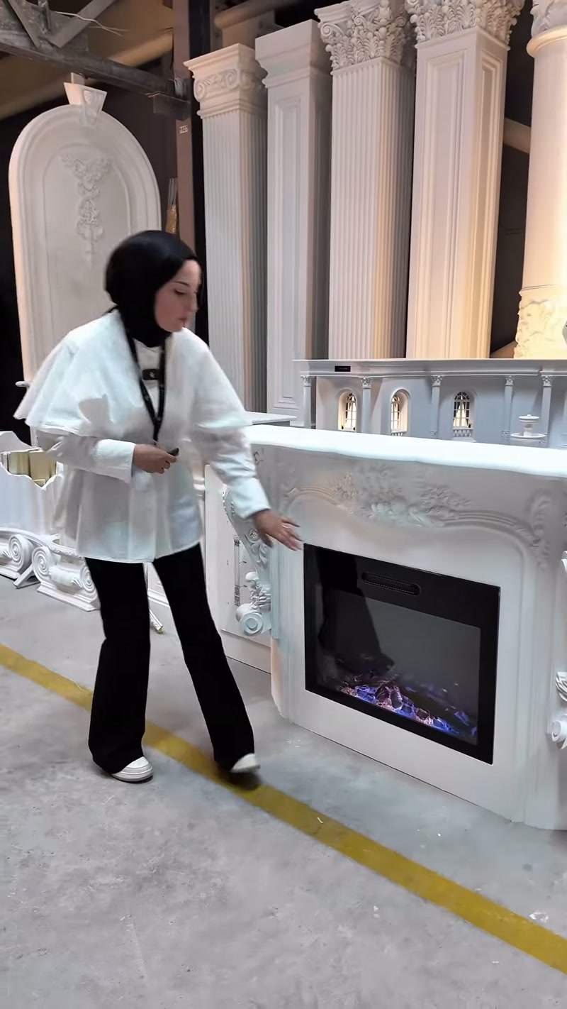 Poliüretan Dekoratif Şömine ve Sütun Modelleri