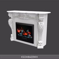 Klasik Elektrikli Şömine Çerçevesi 48x145x105 cm