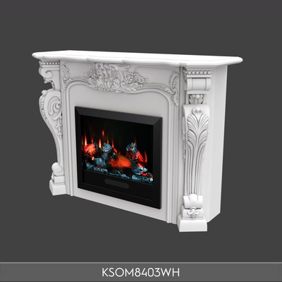 Klasik Elektrikli Şömine Çerçevesi 48x145x105 cm