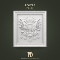 3 Boyutlu Osmanlı Arması Rölyef Panel 105x96 cm
