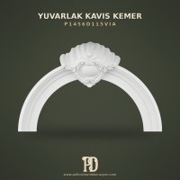 Deniz Kabuğu Motifli Kavis Kemer 27x155x98 cm