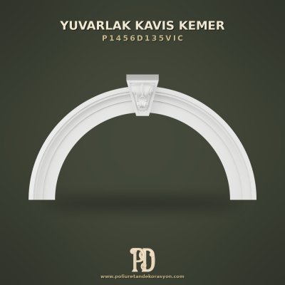 Yuvarlak Kavis Kemer Kilit Taşlı Poliüretan 22x175x97 cm