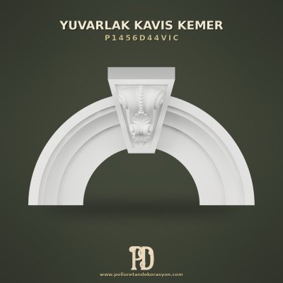Poliüretan Katmanlı Kavis Kemer Akantus Yapraklı 22x84 cm