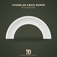 Poliüretan Yarım Daire Kavis Kemer Profili 14x115 cm