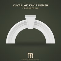 Poliüretan Dış Cephe Söve Yuvarlak Kavis Kemer 17x115 cm